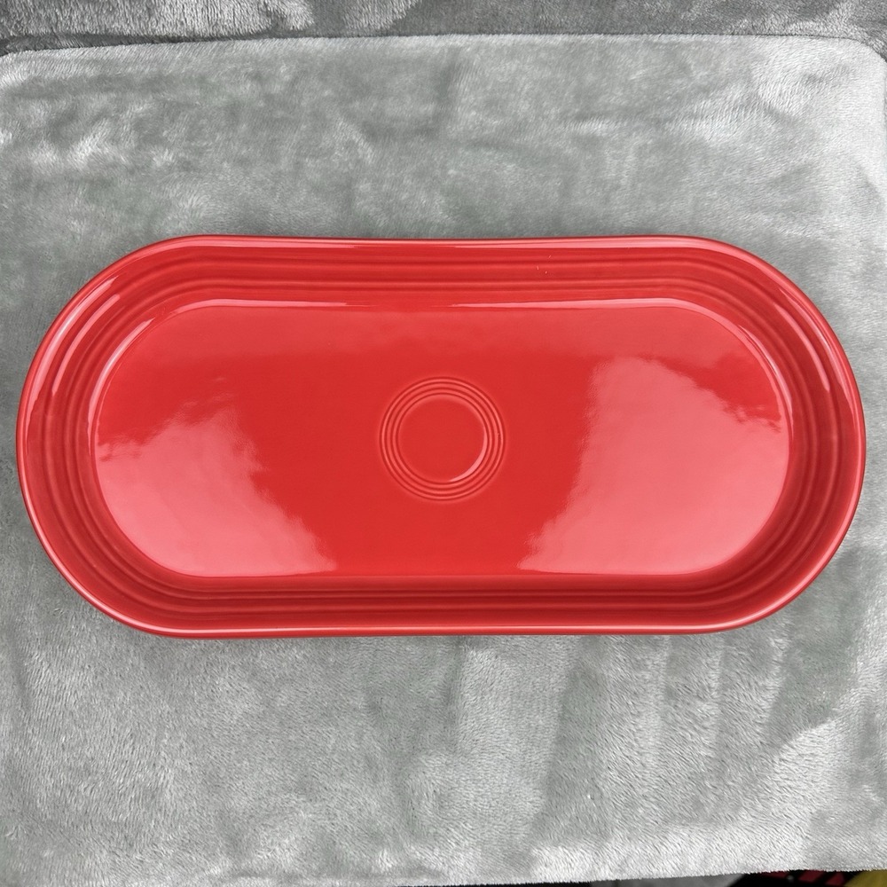 Fiesta Fiestaware Homer Laughlin Bread Tray Scarlet NWT